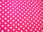 Au�enstoff: Rosa mit P�nktchen